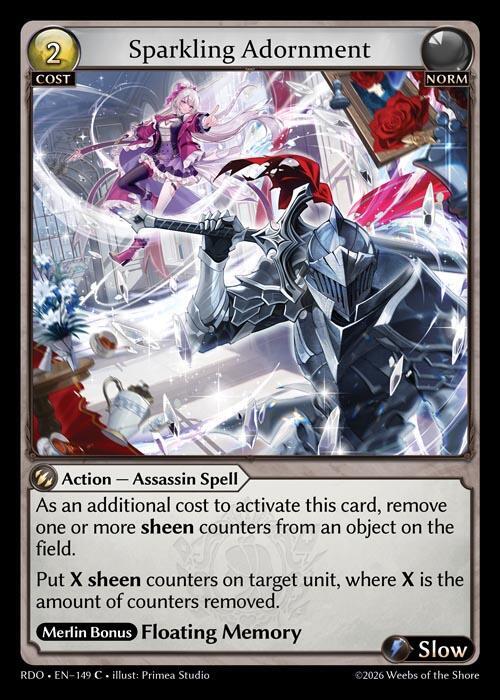 Sparkling Adornment 149 (Radiant Origins)  - Foil | Good Games Adelaide SA