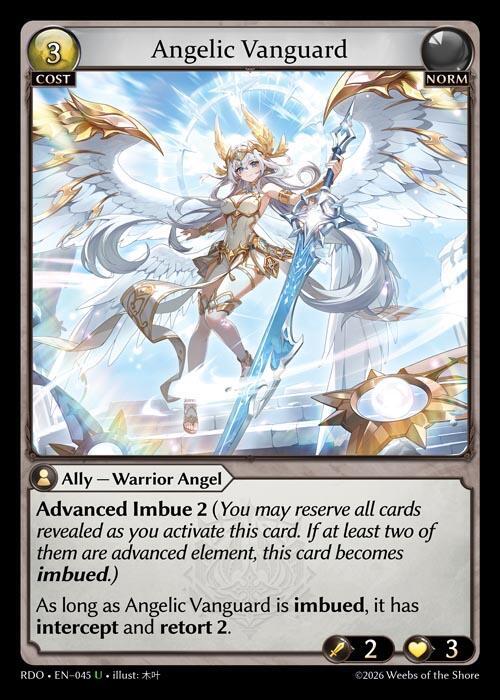 Angelic Vanguard 045 (Radiant Origins)  - Foil | Good Games Adelaide SA