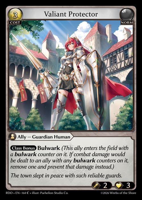 Valiant Protector 164 (Radiant Origins)  - Foil | Good Games Adelaide SA