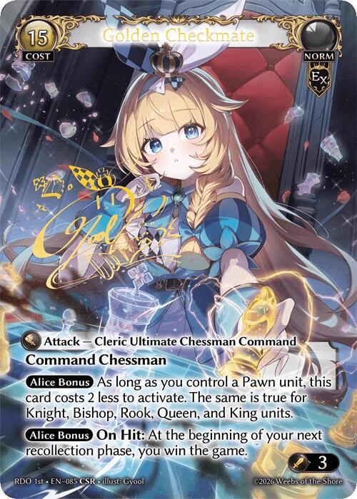 Golden Checkmate CSR 85 (Radiant Origins)  - Foil | Good Games Adelaide SA