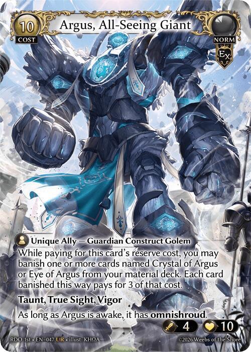 Argus All Seeing Giant 47 (Radiant Origins)  | Good Games Adelaide SA