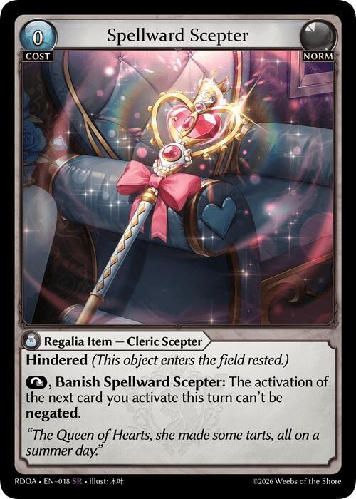 Spellward Scepter 018 (Radiant Origins)  - Foil | Good Games Adelaide SA