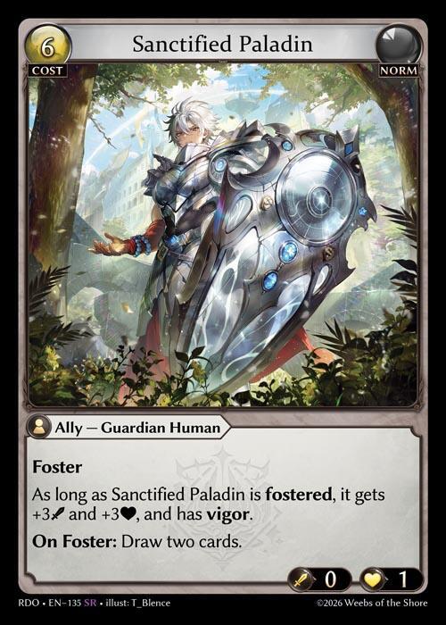 Sanctified Paladin 135 (Radiant Origins)  | Good Games Adelaide SA