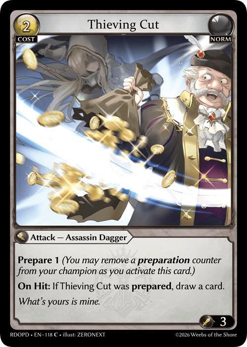 Thieving Cut 118 (Radiant Origins: Pantheon)  | Good Games Adelaide SA