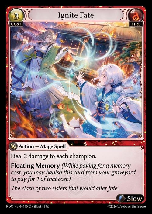 Ignite Fate 190 (Radiant Origins)  | Good Games Adelaide SA