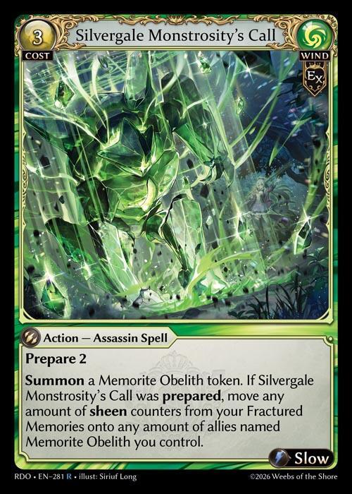 Silvergale Monstrositys Call 281 (Radiant Origins)  | Good Games Adelaide SA