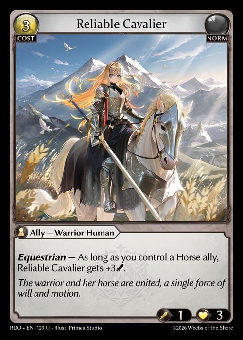 Reliable Cavalier 129 (Radiant Origins)  | Good Games Adelaide SA