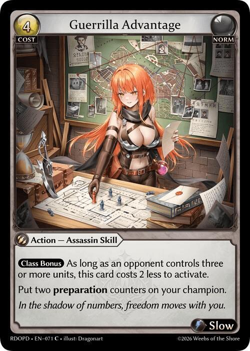 Guerrilla Advantage 071 (Radiant Origins: Pantheon)  | Good Games Adelaide SA