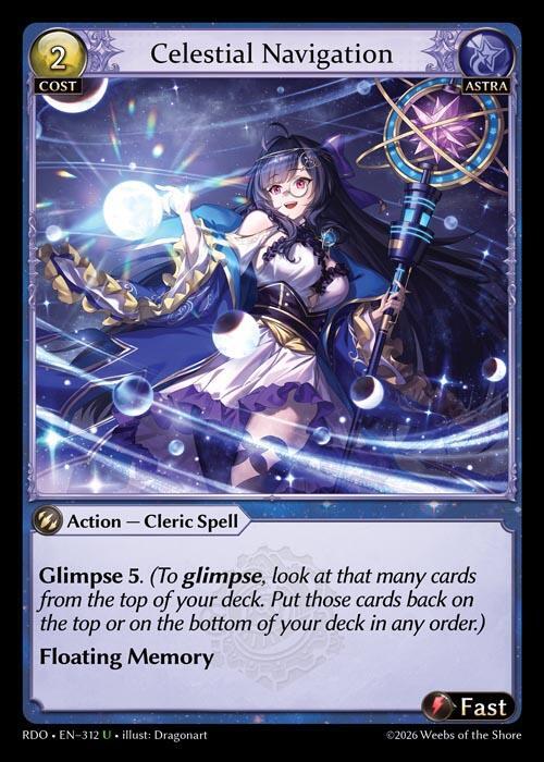 Celestial Navigation Curio Foil 312 (Radiant Origins)  - Foil | Good Games Adelaide SA