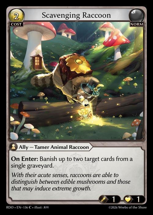 Scavenging Raccoon 136 (Radiant Origins)  | Good Games Adelaide SA