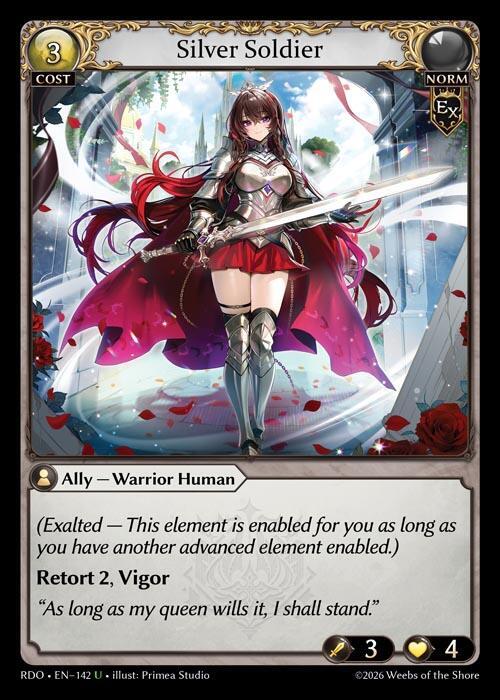 Silver Soldier 142 (Radiant Origins)  - Foil | Good Games Adelaide SA