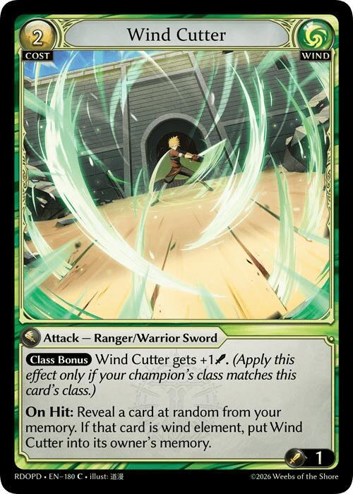 Wind Cutter 180 (Radiant Origins: Pantheon)  | Good Games Adelaide SA