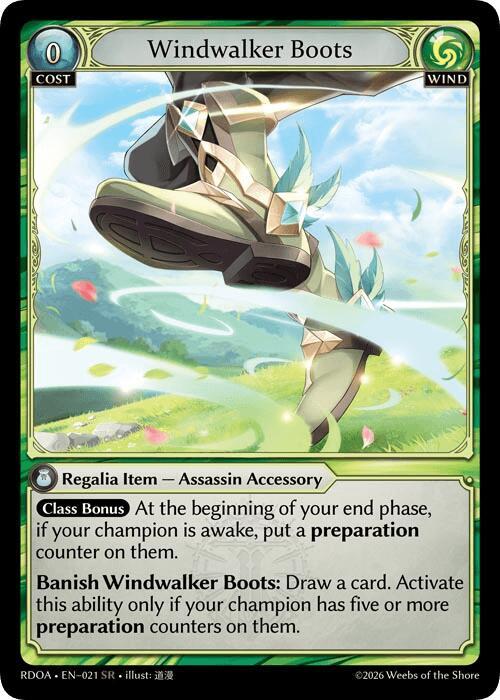 Windwalker Boots 021 (Radiant Origins)  - Foil | Good Games Adelaide SA