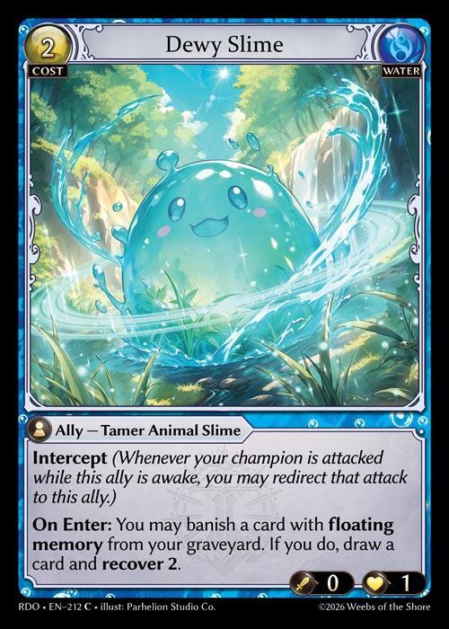Dewy Slime 212 (Radiant Origins)  - Foil | Good Games Adelaide SA