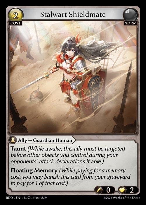 Stalwart Shieldmate 153 (Radiant Origins)  - Foil | Good Games Adelaide SA