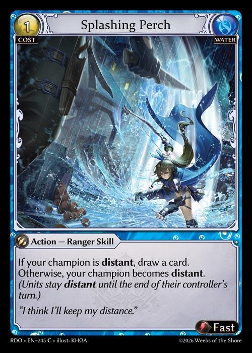 Splashing Perch 245 (Radiant Origins)  - Foil | Good Games Adelaide SA