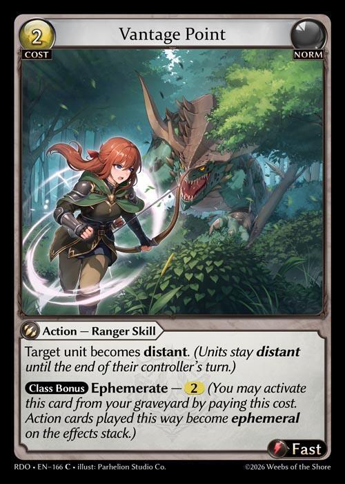Vantage Point Curio Foil 166 (Radiant Origins)  - Foil | Good Games Adelaide SA