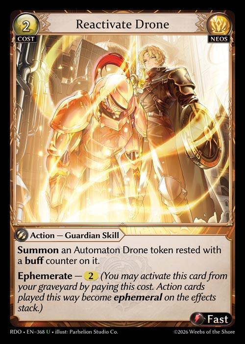 Reactivate Drone 368 (Radiant Origins)  - Foil | Good Games Adelaide SA