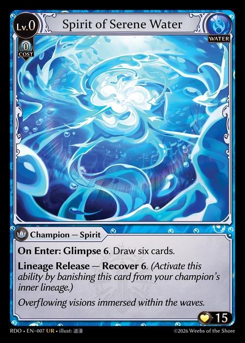 Spirit of Serene Water 007 (Radiant Origins)  | Good Games Adelaide SA