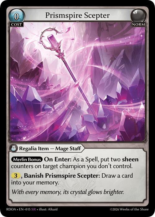 Prismspire Scepter 015 (Radiant Origins)  - Foil | Good Games Adelaide SA