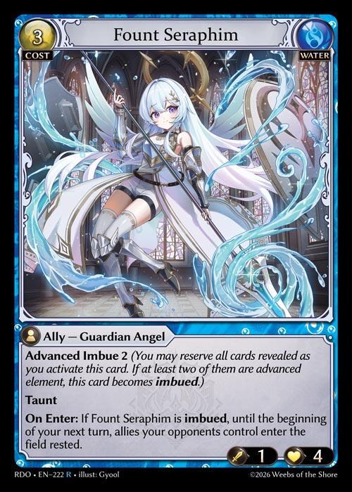 Fount Seraphim 222 (Radiant Origins)  - Foil | Good Games Adelaide SA
