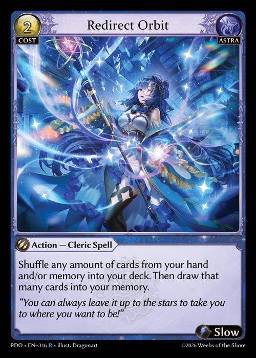 Redirect Orbit 316 (Radiant Origins)  - Foil | Good Games Adelaide SA