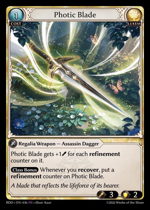 Photic Blade 036 (Radiant Origins)  - Foil | Good Games Adelaide SA
