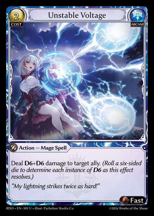 Unstable Voltage 309 (Radiant Origins)  - Foil | Good Games Adelaide SA