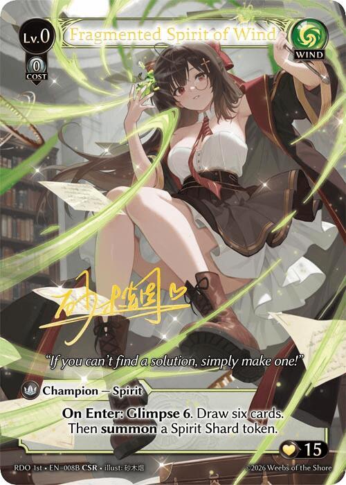 Fragmented Spirit of Wind 008B 008B (Radiant Origins)  - Foil | Good Games Adelaide SA