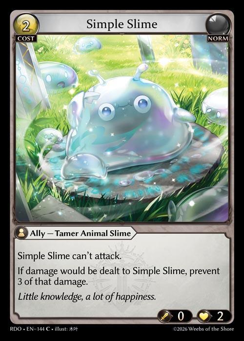 Simple Slime Curio Foil 144 (Radiant Origins)  - Foil | Good Games Adelaide SA