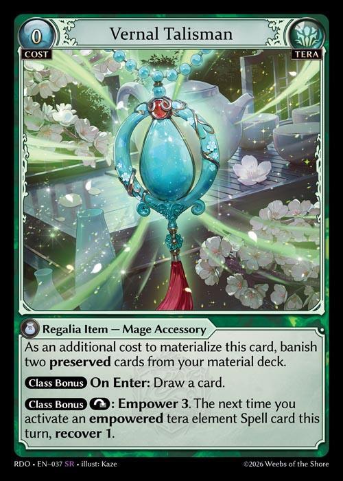 Vernal Talisman 037 (Radiant Origins)  - Foil | Good Games Adelaide SA