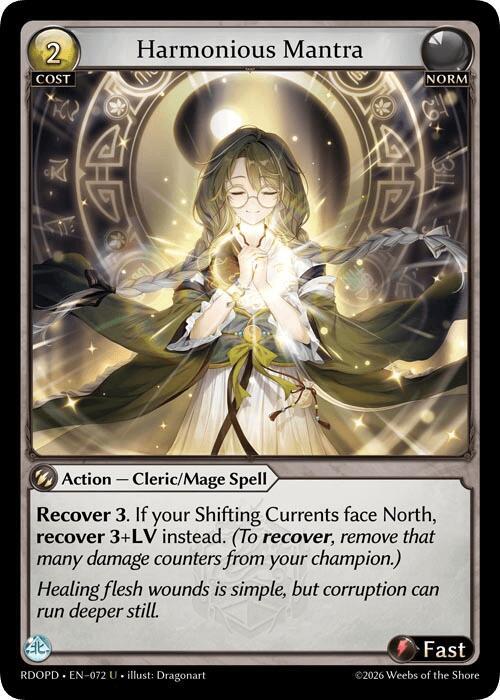 Harmonious Mantra 072 (Radiant Origins: Pantheon)  | Good Games Adelaide SA