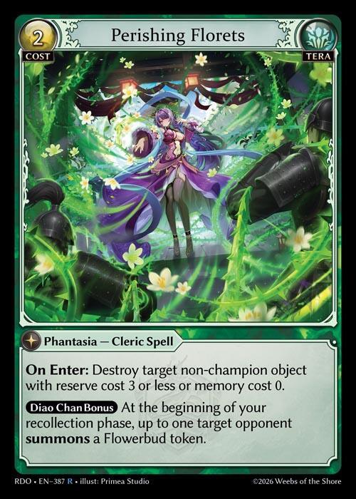 Perishing Florets 387 (Radiant Origins)  - Foil | Good Games Adelaide SA