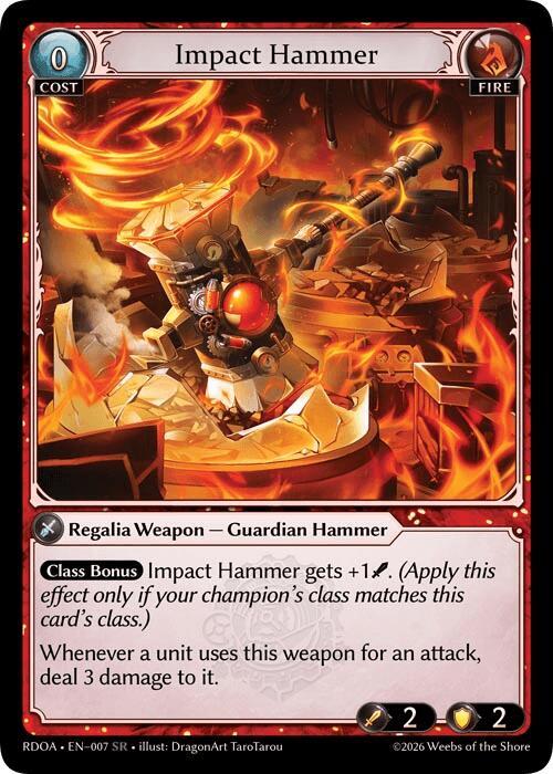 Impact Hammer 007 (Radiant Origins)  - Foil | Good Games Adelaide SA