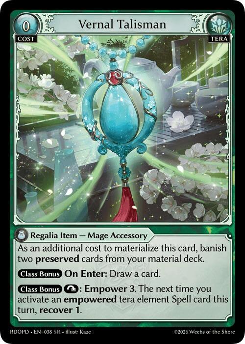 Vernal Talisman 038 (Radiant Origins: Pantheon)  | Good Games Adelaide SA