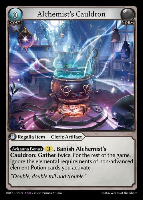 Alchemists Cauldron 013 (Radiant Origins)  - Foil | Good Games Adelaide SA