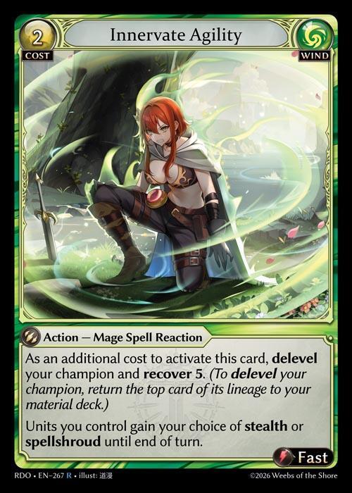 Innervate Agility 267 (Radiant Origins)  | Good Games Adelaide SA