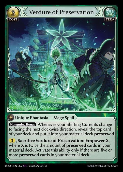 Verdure of Preservation 392 (Radiant Origins)  | Good Games Adelaide SA