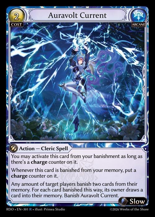 Auravolt Current 301 (Radiant Origins)  - Foil | Good Games Adelaide SA