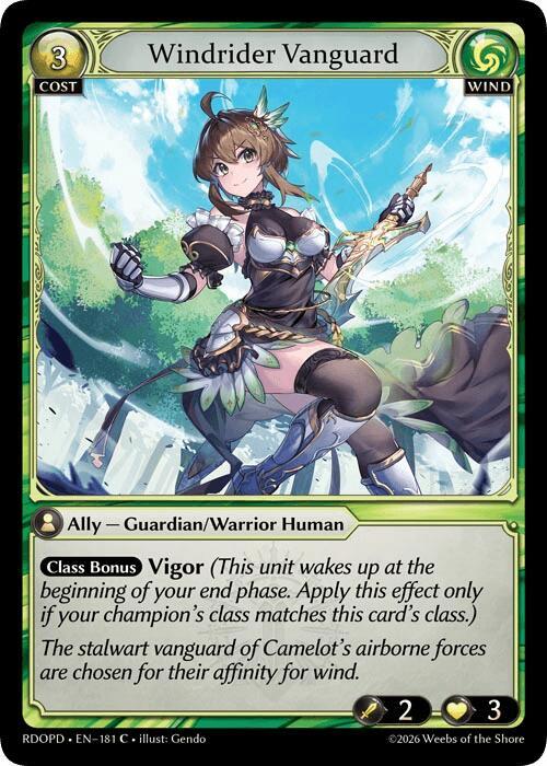 Windrider Vanguard 181 (Radiant Origins: Pantheon)  | Good Games Adelaide SA