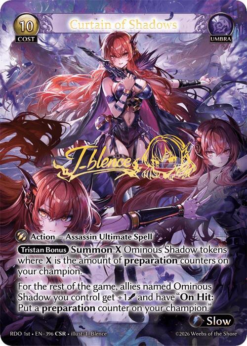 Curtain of Shadows CSR 396 (Radiant Origins)  - Foil | Good Games Adelaide SA