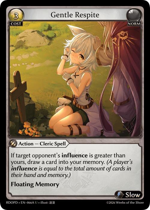 Gentle Respite 066A 066A (Radiant Origins: Pantheon)  | Good Games Adelaide SA