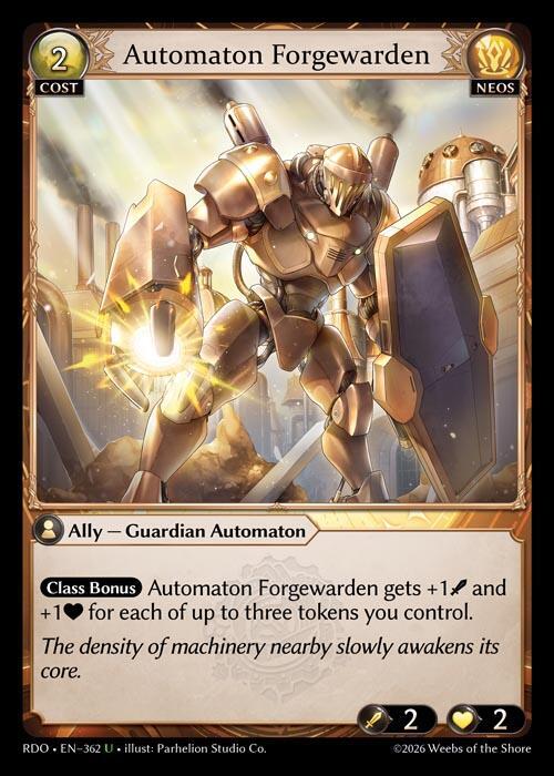 Automaton Forgewarden 362 (Radiant Origins)  | Good Games Adelaide SA