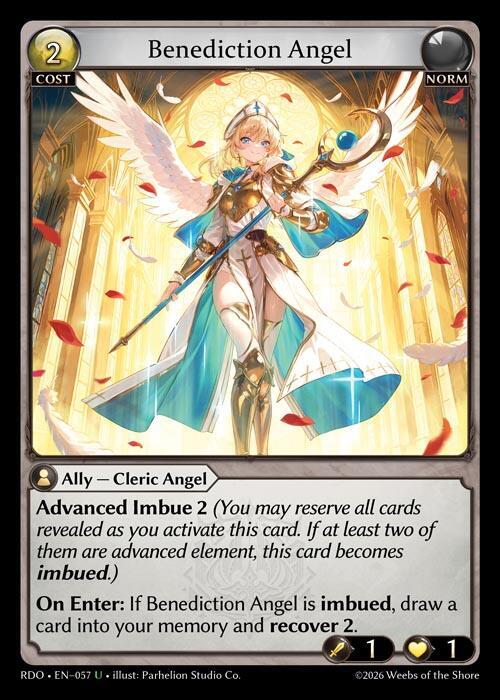 Benediction Angel 057 (Radiant Origins)  - Foil | Good Games Adelaide SA