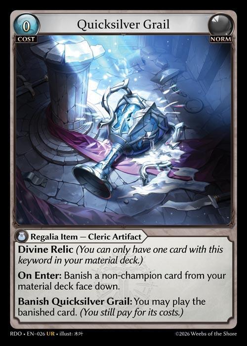 Quicksilver Grail 026 (Radiant Origins)  | Good Games Adelaide SA