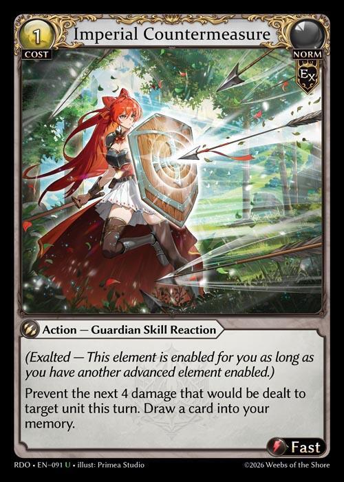 Imperial Countermeasure Curio Foil 091 (Radiant Origins)  - Foil | Good Games Adelaide SA