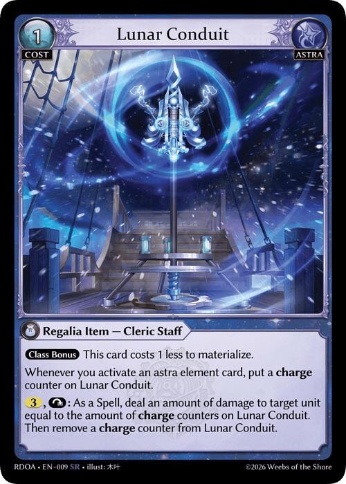 Lunar Conduit 009 (Radiant Origins)  - Foil | Good Games Adelaide SA