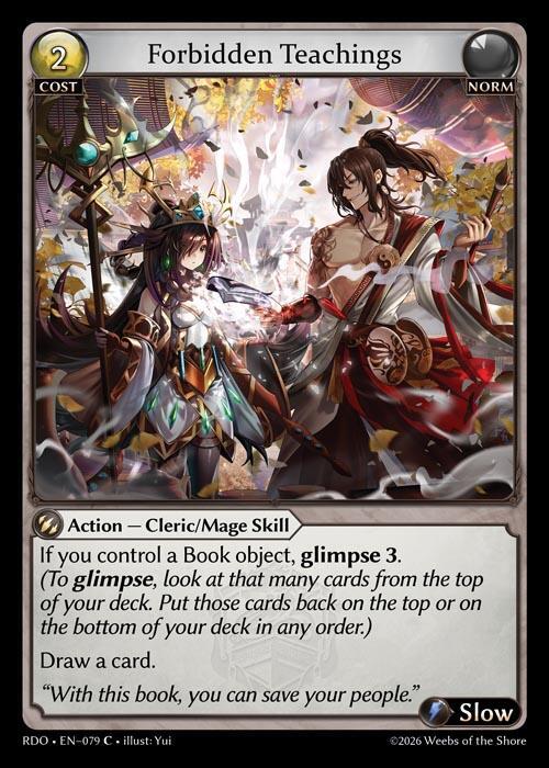 Forbidden Teachings Curio Foil 079 (Radiant Origins)  - Foil | Good Games Adelaide SA