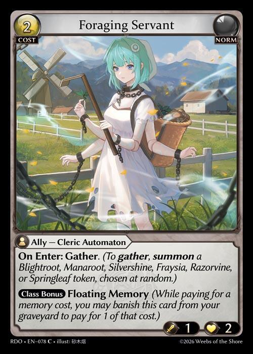 Foraging Servant 078 (Radiant Origins)  | Good Games Adelaide SA