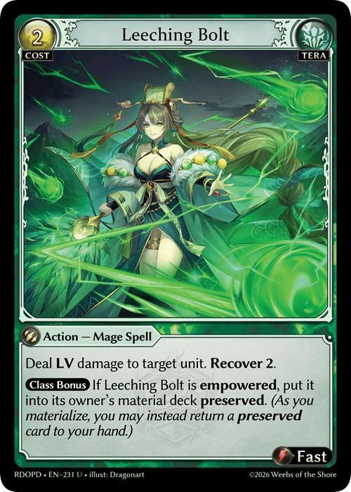 Leeching Bolt 231 (Radiant Origins: Pantheon)  | Good Games Adelaide SA